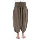 Sarouel ado smocks coton chanvre fonce Hindito