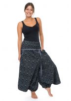 Sarouel jupe pantacourt femme ceinture elastique Kolami 