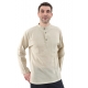 Chemise coton nepalais 3 boutons 1 poche