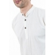 Chemise coton nepalais 3 boutons 1 poche