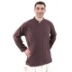 Chemise tibetaine homme ouverture laterale