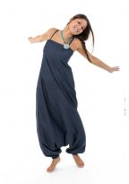 Combinaison sarouel denim blue jean soft ethnic street Salma