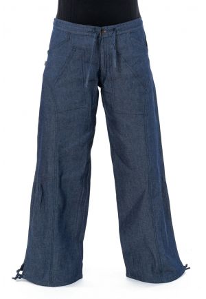Pantalon blue jean hybride femme homme street chic Nila