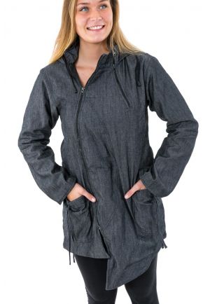 Manteau jean et polaire avec capuche de lutin urban feeling
