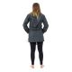 Manteau jean et polaire avec capuche de lutin urban feeling