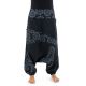 Sarouel ethnic graphic noir et gris nepalese snow Vesna
