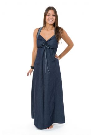 Robe longue jean denim doux originale Taly