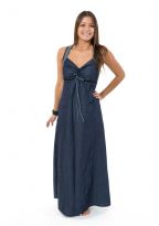 Robe longue jean denim doux originale Taly