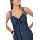Robe longue jean denim doux originale Taly