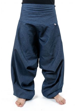 Saroual blue jean brut new bali aladdin homme femme