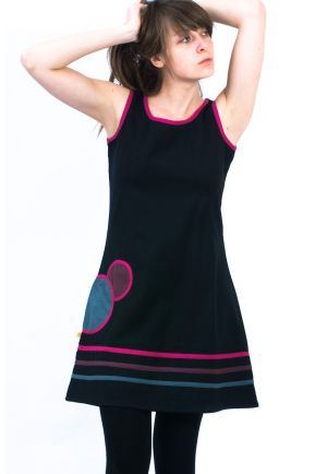 FZ1163 robe lunaire tricolore baba cool