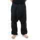 Pantalon sarouel baggy droit homme femme noir uni Sarul