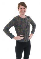 Gilet sweat zip style teddy cute print chapeaux et ombrelles