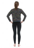 Gilet sweat zip style teddy cute print chapeaux et ombrelles