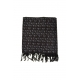 Foulard cheche ethnic triangularis psyche gris