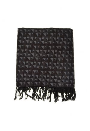 Foulard cheche ethnic triangularis psyche gris
