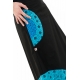 Jupe longue etnique original blue squares Patanjali