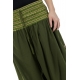 Pantalon sarouel grande taille mixte army green Pakho