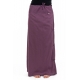 Jupe longue ethnique boutons coton roses pastels Sakura