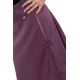Jupe longue ethnique boutons coton roses pastels Sakura