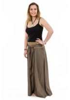 Jupe ethnique longue ceinture elastique et boucle coco Narivala