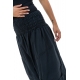 Sarouel grande taille elastique noir Jeenah zoom