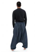 Sarouel large grande taille jean homme Bigjean dos
