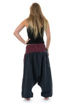 Sarouel elastique grande taille femme homme Raksi dos
