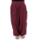 Pantalon sarouel baggy ethnic chic bordeaux Kalaah full size