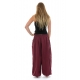 Pantalon sarouel baggy ethnic chic bordeaux Kalaah dos