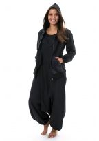 Veste sweat capuche print pockets Kasmiri profil