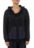 Veste sweat capuche print pockets Kasmiri full size