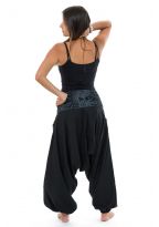 Sarouel ethnique femme classic chic Paon full size