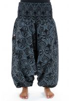 Sarouel femme ethnique chic coton epais Pankha face