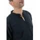 Chemise surpiqure 1 bouton homme