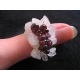 BA13 Bague "Grenat" en pierres semi-precieuses