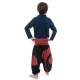 Sarwel elastique enfant noir rouge Pataya