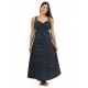 Robe longue originale ethnic print Nylah face