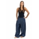 Pantalon ethnique femme bouffant denim souple full size
