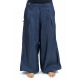 Pantalon ethnique femme bouffant denim souple full size