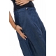 Pantalon ethnique femme bouffant denim souple full size