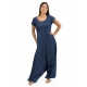 Combi sarouel ethnic street chic denim Sadaka face