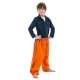 Pantalon japonais enfant modulable orange
