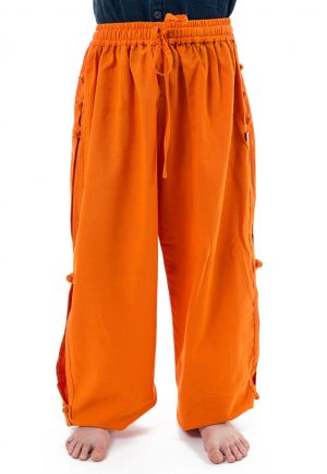 Pantalon japonais enfant modulable orange full size zoom