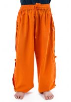 Pantalon japonais enfant modulable orange full size zoom