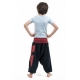Sarwel elastique enfant noir rouge Pataya
