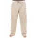Pantalon relax homewear yoga boutons coton Bhanga