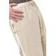 Pantalon relax homewear yoga boutons coton Bhanga