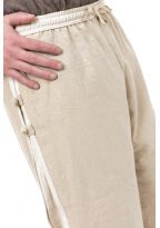 Pantalon relax homewear yoga boutons coton Bhanga