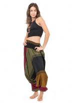 Sarouel homme femme elastique festival baba cool Adhou